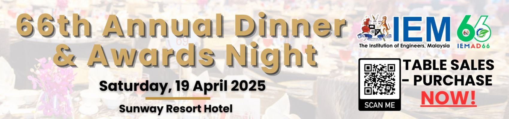 66th Annual Dinner & Awards Night